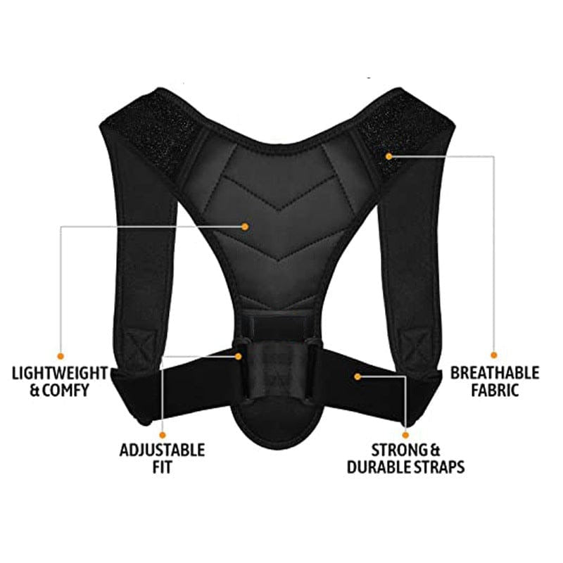 AVIOX Posture Corrector Belt with adjustable straps and breathable fabric for back support.