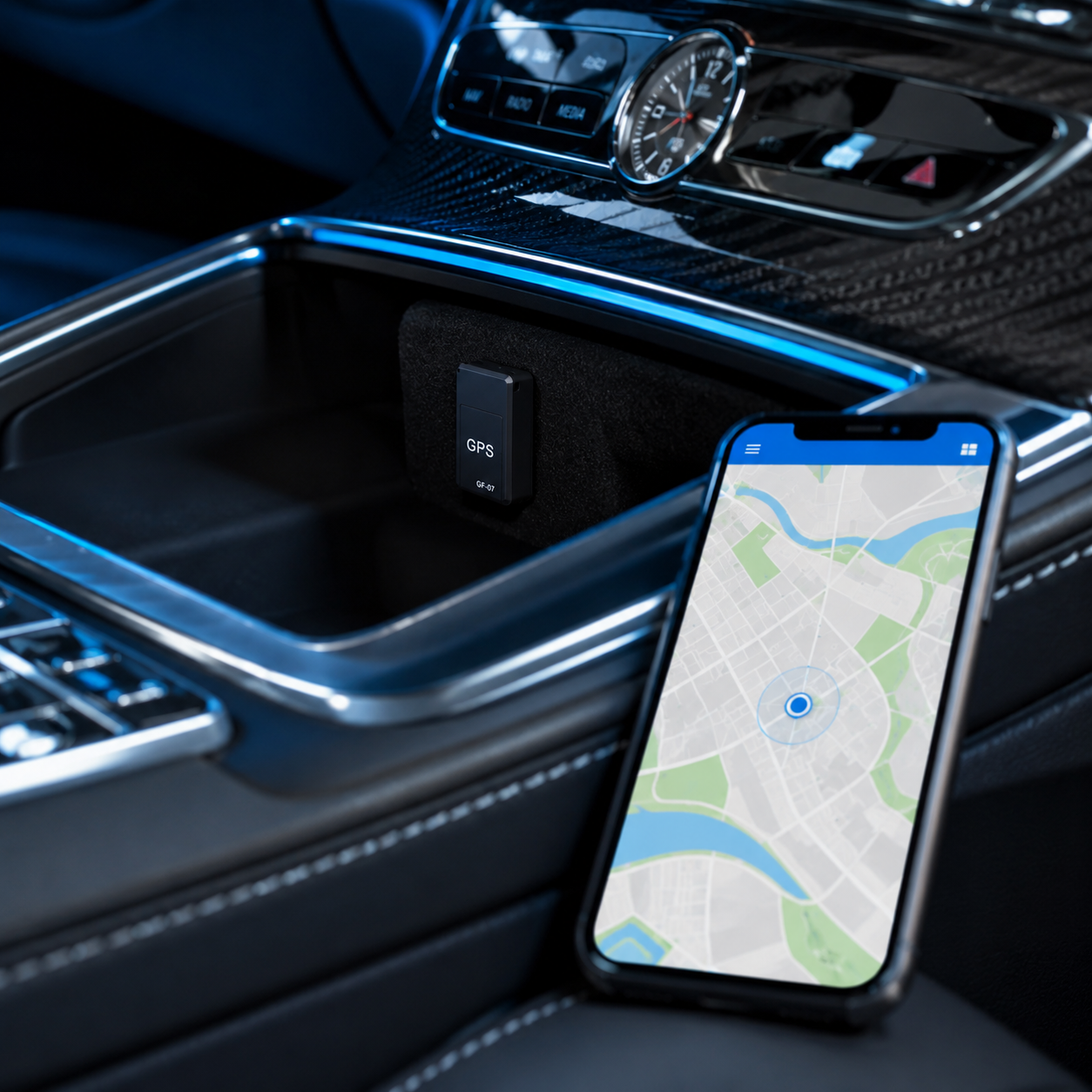 Mini Magnetic GPS Tracker for Kids, Elderly, Luggage & Vehicles
