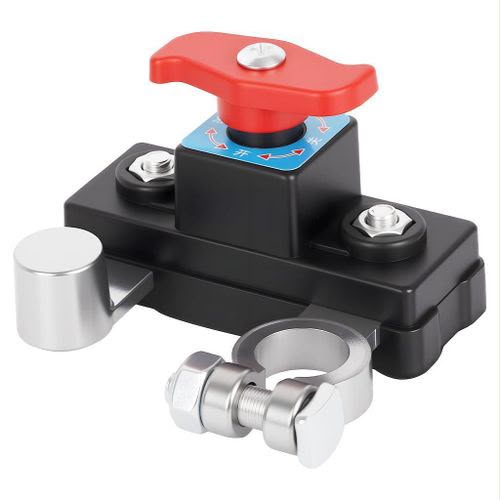 Car Battery Power Main Switch | 12V Battery Disconnect Switch with Pile Head Terminal