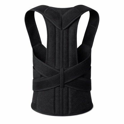 Adjustable Back Support Belt | Posture Corrector | Breathable Spine & Shoulder Support Brace for Men & Women