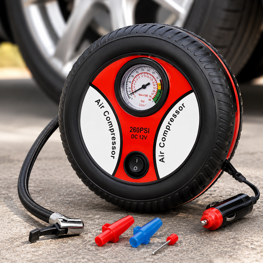 260 PSI Portable 12V Car Air Pump & Electric Tyre Inflator