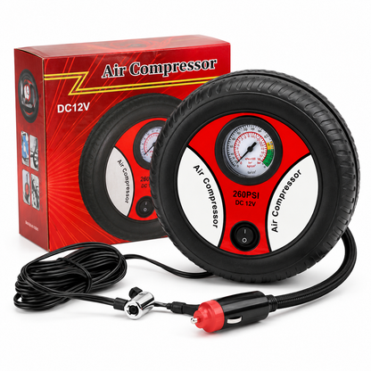 260 PSI Portable 12V Car Air Pump & Electric Tyre Inflator