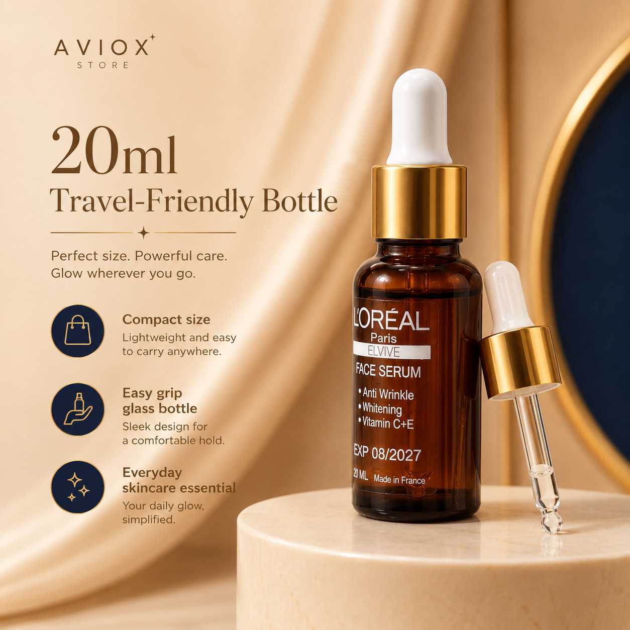 L’Oréal Paris Vitamin C + E Brightening Face Serum – 20ml