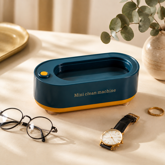 Portable Ultrasonic Cleaner Machine for Jewelry, Glasses & Watches