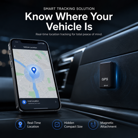 Mini Magnetic GPS Tracker for Kids, Elderly, Luggage & Vehicles