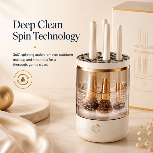 3-in-1 Electric Makeup Brush Cleaner & Automatic Brush Cleaning Machine