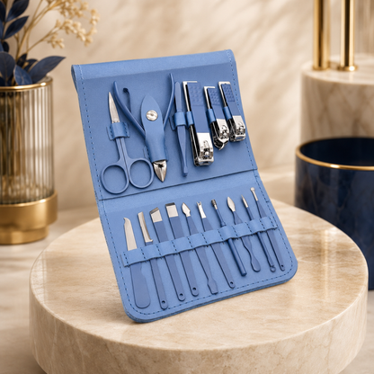 16-in-1 Professional Manicure & Pedicure Kit for Nail Care