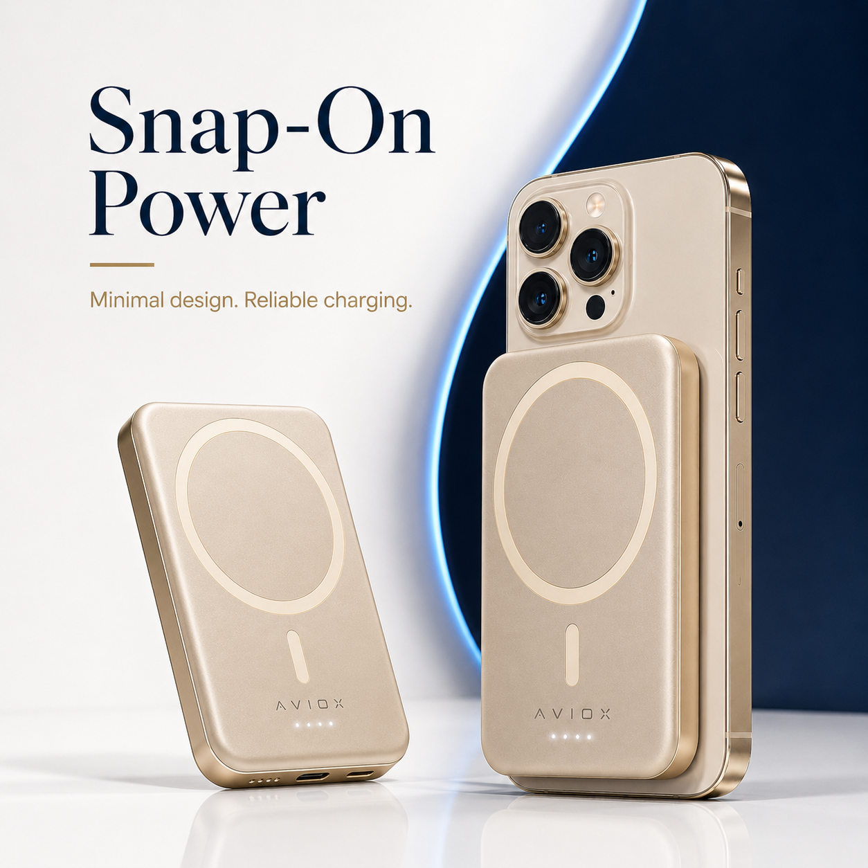 Apple MagSafe Wireless Power Bank 5000mAh – 20W Fast Charging Magnetic Portable Charger for iPhone
