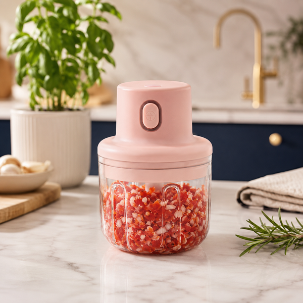 Intelligent Electric Garlic Chopper – Mini Food Processor & Spice Grinder