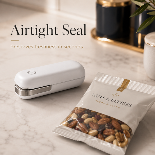Portable Rechargeable Mini Bag Sealer – Handheld Heat Sealing Machine