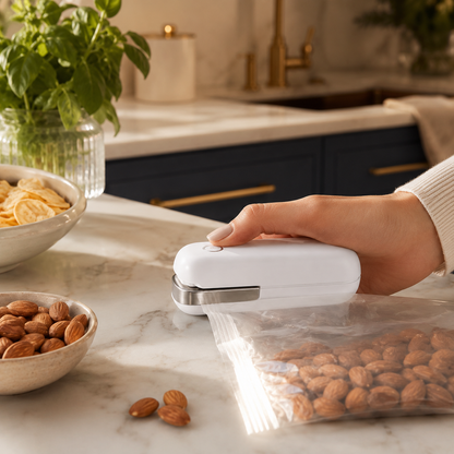 Portable Rechargeable Mini Bag Sealer – Handheld Heat Sealing Machine