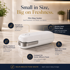 Portable Rechargeable Mini Bag Sealer – Handheld Heat Sealing Machine